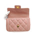 VINTAGE CHANEL WILD STITCH HAND BAG PINK LEATHER GOLD HARDWARE 90346151