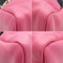 CHANEL 31 LARGE 2018 MODEL LEAF PRINT HAND SHOULDER BAG PINK BLACK LAMB SKIN CANVAS GOLD HARDWARE 90340454