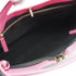 CHANEL 31 LARGE 2018 MODEL LEAF PRINT HAND SHOULDER BAG PINK BLACK LAMB SKIN CANVAS GOLD HARDWARE 90340454