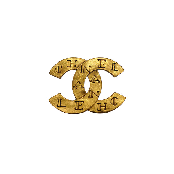 VINTAGE CHANEL 31 RUE CAMBON COCOMARK BROOCH LOGO ACCESSORY 90331840