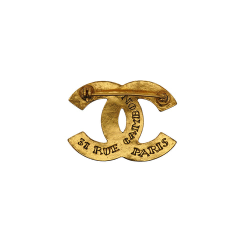 VINTAGE CHANEL 31 RUE CAMBON COCOMARK BROOCH LOGO ACCESSORY 90331840