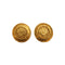 VINTAGE CHANEL 31 RUE CAMBON EARRINGS ROUND COCOMARK ACCESSORY 90335048