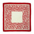 VINTAGE CHANEL ARABESQUE PATTERN SCARF RED WHITE SILK 90331696