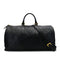 VINTAGE CHANEL BICOLORE BOSTON SHOULDER BAG BLACK LEATHER GOLD HARDWARE 90320169