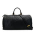 VINTAGE CHANEL BICOLORE BOSTON SHOULDER BAG BLACK LEATHER GOLD HARDWARE 90320169