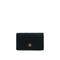 VINTAGE CHANEL BICOLORE COIN PURSE WALLET BLACK SATIN RHINESTONE 90319707