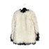 VINTAGE CHANEL BICOLOR FANTASY FUR COAT WHITE BLACK RTW 90319627