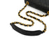 VINTAGE CHANEL BIC COCO CHAIN SHOULDER BAG BLACK LAMB SKIN GOLD HARDWARE 90345065