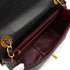 VINTAGE CHANEL BIC COCO CHAIN SHOULDER BAG BLACK LAMB SKIN GOLD HARDWARE 90345065