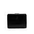 VINTAGE CHANEL BIG COCO BIFOLD COMPACT WALLET BLACK LAMB SKIN 90319141