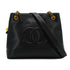 VINTAGE CHANEL BIG COCO CHAIN SHOULDER BAG BLACK CAVIAR SKIN GOLD HARDWARE 90326721