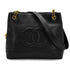 VINTAGE CHANEL BIG COCO CHAIN SHOULDER BAG BLACK CAVIAR SKIN GOLD HARDWARE 90326724