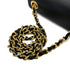 VINTAGE CHANEL BIG COCO CHAIN SHOULDER BAG BLACK CAVIAR SKIN GOLD HARDWARE 90311876