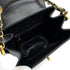 VINTAGE CHANEL BIG COCO CHAIN SHOULDER BAG BLACK CAVIAR SKIN GOLD HARDWARE 90311876