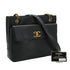 VINTAGE CHANEL BIG COCO CHAIN SHOULDER BAG BLACK CAVIAR SKIN GOLD HARDWARE 90335154