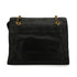 VINTAGE CHANEL BIG COCO CHAIN SHOULDER BAG BLACK LAMB SKIN GOLD HARDWARE 90344382