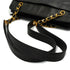 VINTAGE CHANEL BIG COCO CHAIN SHOULDER BAG BLACK LAMB SKIN GOLD HARDWARE 90344382