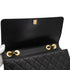 VINTAGE CHANEL BIG COCO CHAIN SHOULDER BAG BLACK LEATHER GOLD HARDWARE 90325334