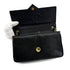 VINTAGE CHANEL BIG COCO CHAIN SHOULDER BAG BLACK LIZARD GOLD HARDWARE 90311042