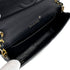 VINTAGE CHANEL BIG COCO CHAIN SHOULDER BAG BLACK LIZARD GOLD HARDWARE 90311042