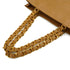 VINTAGE CHANEL BIG COCO CHAIN TOTE BAG BEIGE LEATHER GOLD HARDWARE 90335291