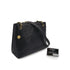 VINTAGE CHANEL BIG COCO CHAIN TOTE BAG BLACK CAVIAR SKIN GOLD HARDWARE 90311901