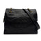 VINTAGE CHANEL BIG COCO CHAIN TOTE BAG BLACK LAMB SKIN GOLD HARDWARE 90315017