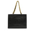 VINTAGE CHANEL BIG COCO CHAIN TOTE BAG BLACK LEATHER GOLD HARDWARE 90332960