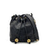 VINTAGE CHANEL BIG COCO DRAWSTRING CHAIN SHOULDER BAG BLACK LAMB SKIN GOLD HARDWARE 90319984
