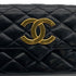 VINTAGE CHANEL BIG COCO MATELASSE CHAIN SHOULDER BAG BLACK LAMB SKIN GOLD HARDWARE 90315874