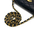 VINTAGE CHANEL BIG COCO MATELASSE CHAIN SHOULDER BAG BLACK LAMB SKIN GOLD HARDWARE 90315874