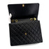VINTAGE CHANEL BIG COCO MATELASSE CHAIN SHOULDER BAG BLACK LAMB SKIN GOLD HARDWARE 90317852