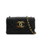 VINTAGE CHANEL BIG COCO MATELASSE CHAIN SHOULDER BAG BLACK LAMB SKIN GOLD HARDWARE 90324750