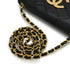 VINTAGE CHANEL BIG COCO MATELASSE CHAIN SHOULDER BAG BLACK LAMB SKIN GOLD HARDWARE 90324750