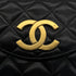 VINTAGE CHANEL BIG COCO MATELASSE CHAIN SHOULDER BAG BLACK LAMB SKIN GOLD HARDWARE 90324132