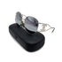 VINTAGE CHANEL BIG COCO SUNGLASSES SILVER EYEWEAR 90329020
