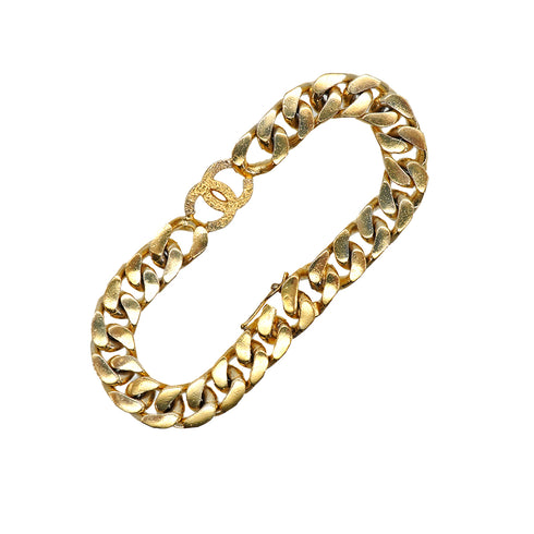 VINTAGE CHANEL BRACELET COCOMARK GOLD ACCESSORY 90335031