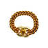 VINTAGE CHANEL BRACELET TURN LOCK GOLD ACCESSORY 95A 90342424