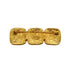VINTAGE CHANEL BROACH TRIPLE COCO GOLD ACCESSORY 94P 90345099