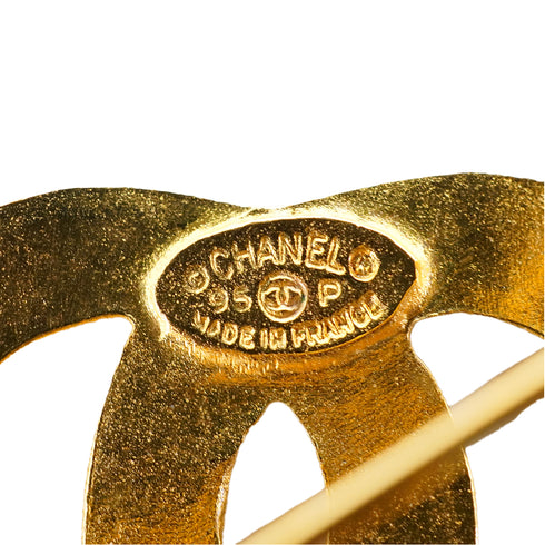 VINTAGE CHANEL BROOCH BELL COCOMARK GOLD ACCESSORY 95P 90347853