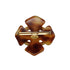 VINTAGE CHANEL BROOCH COCOMARK CLOVER GOLD ACCESSORY 94P 90350578