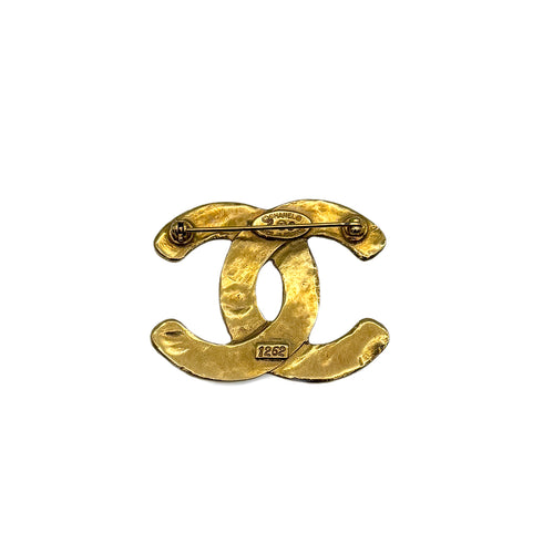 VINTAGE CHANEL BROOCH COCOMARK GOLD ACCESSORY 29 90320161