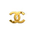 VINTAGE CHANEL BROOCH COCOMARK LOGO GOLD BLACK ACCESSORY 98P 90340528