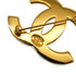 VINTAGE CHANEL BROOCH COCOMARK LOGO GOLD BLACK ACCESSORY 98P 90340528