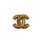 VINTAGE CHANEL BROOCH COCOMARK MATELASSE GOLD ACCESSORY 90339131