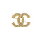 VINTAGE CHANEL BROOCH COCOMARK RHINESTONE GOLD ACCESSORY 90314757