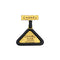 VINTAGE CHANEL BROOCH LOGO BLACK GOLD LEATHER ACCESSORY 94P 90319670