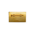 VINTAGE CHANEL BROOCH LOGO PLATE GOLD ACCESSORY 90338268