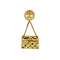 VINTAGE CHANEL BROOCH MATELASSE BAG MOTIF GOLD ACCESSORY 28 90339148