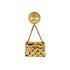VINTAGE CHANEL BROOCH MATELASSE BAG MOTIF GOLD ACCESSORY 28 90339148